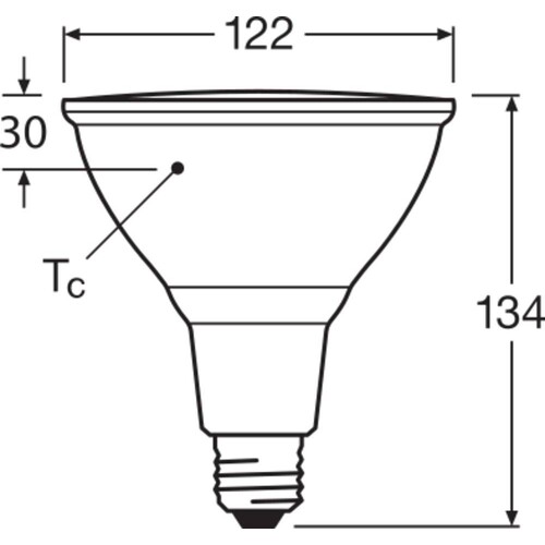 4099854067822 Ledvance LED PAR3812030 12W 827 E27 P Produktbild Additional View 2 L