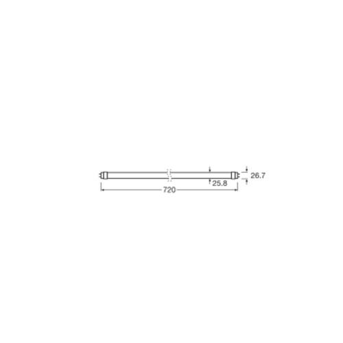 4099854039041 Ledvance LEDTUBE T8 EM V 720 7W 840 Produktbild Additional View 3 L