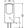 4099854064661 Ledvance LED PIN20 DIM 2W 827 CL G4 P Produktbild Additional View 2 S