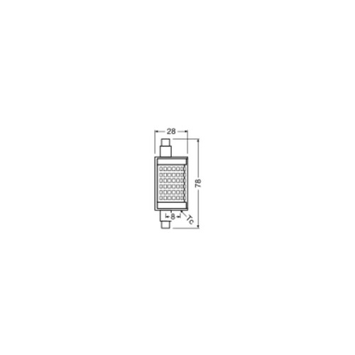 4099854064876 Ledvance LED LINE78 100 DIM 12W 827 R7S P Produktbild Additional View 2 L