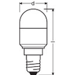 4099854066993 Ledvance LED T26 20 2.3W 827 FR E14 P Produktbild Additional View 2 S