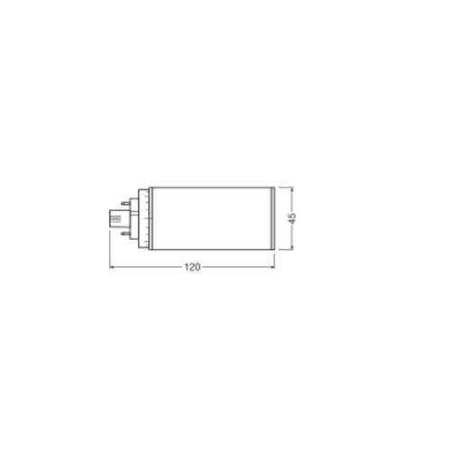 4058075822252 Ledvance DULUX LED T/E18 HF V 7W 830 GX24Q-2 Produktbild Additional View 2 L