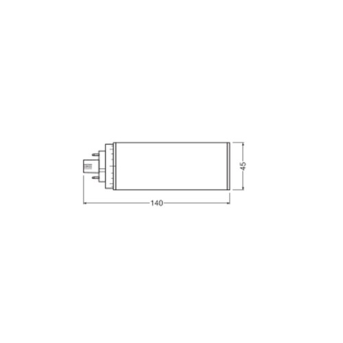 4058075822290 Ledvance DULUX LED T/E26 HF V 10W 830 GX24Q-3 Produktbild Additional View 2 L