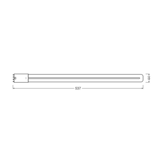 4058075822191 Ledvance DULUX LED L55 HF V 25W 840 2G11 Produktbild Additional View 2 L