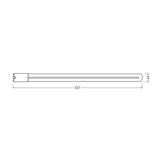 4058075822191 Ledvance DULUX LED L55 HF V 25W 840 2G11 Produktbild Additional View 2 L