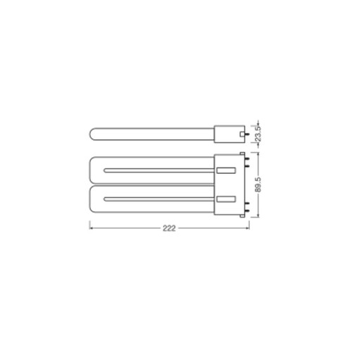 4058075822498 Ledvance DULUX LED F36 EM V 20W 830 2G10 Produktbild Additional View 2 L