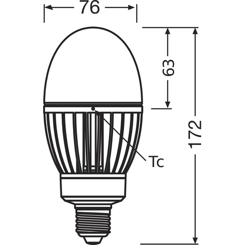 4099854040689 Ledvance HQL LED P 3600LM 29W 827 E27 Produktbild Additional View 2 L