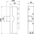 5096971 Obo MCF38- NAR- TNC LightningController Rail dreipolig 255V Produktbild Additional View 2 S