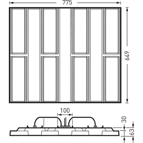 7699751 Trilux Mirona Fit TB LED70000- 840 ETDD Produktbild Additional View 2 L