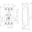 3RF22301AC45 Siemens Halbleiterrelais 2RF2, 3- phasig 30A 48- 600V/4- 30V DC3 Produktbild Additional View 2 S
