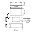 EQ10127847 Esylux DRIVER-SET TW 32W 700mA RJ45 DALI-2 DT8 Plug-and-play LED Produktbild Additional View 1 S