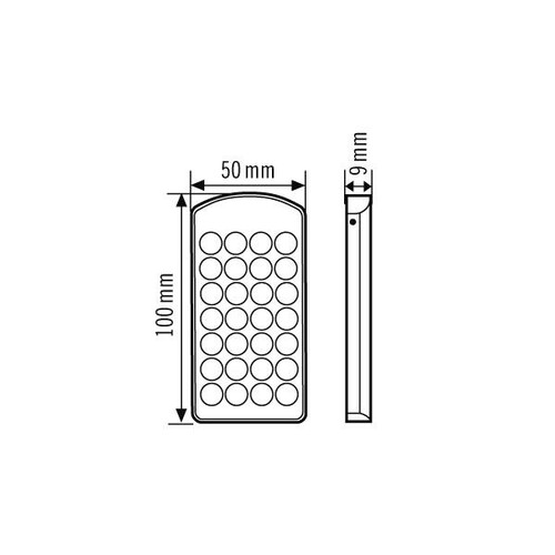 EM10025501 Esylux DEFENSOR REMOTE CONTROL IR-Fernbedienung für schnelles  Produktbild Additional View 1 L