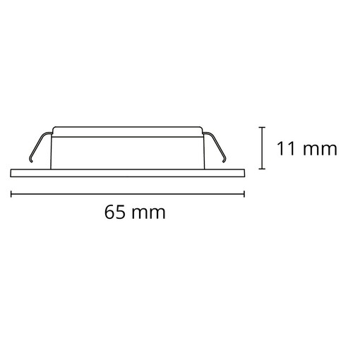 912142 SG Leuchten LEDSTAR SLIM schwarz 4,5W 2700K Produktbild Additional View 1 L