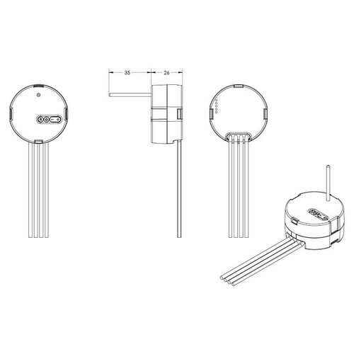 820351 SG Leuchten LEDDIM SMART PILL MINI Produktbild Additional View 1 L