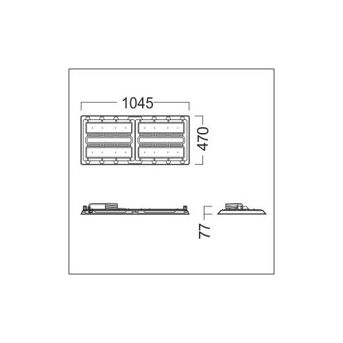 42188086 Zumtobel CR2 L35k-840 PC NBCG LDO WH Produktbild Additional View 1 L