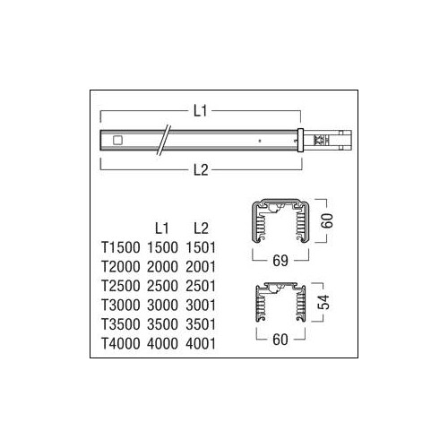 22171672 Zumtobel TECTON T 1500 SR IP64 Produktbild Additional View 1 L