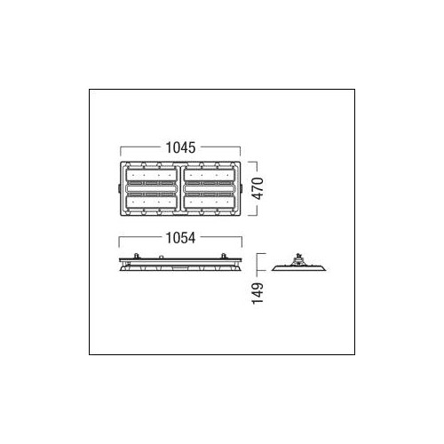 42936405 Zumtobel CR2 L42k-840 PC WB LDO TEC-IP WH Produktbild Additional View 1 L