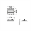 42936398 Zumtobel CR2 M13k-865 PC WB LDO TEC-IP WH Produktbild Additional View 1 S