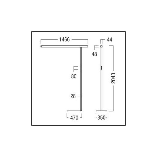 42188696 Zumtobel CANDILEA-S D/I 13300- 840 SC BK Produktbild Additional View 1 L