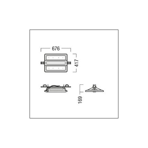 42940523 Zumtobel CR2PL FI M17k-840 PM WB LDO TEC-IP WH Produktbild Additional View 1 L
