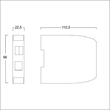 22172349 Zumtobel LITECOM KNX Interface S Produktbild Additional View 1 S