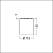 60300057 Zumtobel MICROS2 SC100 1700-927 SWI WFL-DWH WH WH Produktbild Additional View 1 S
