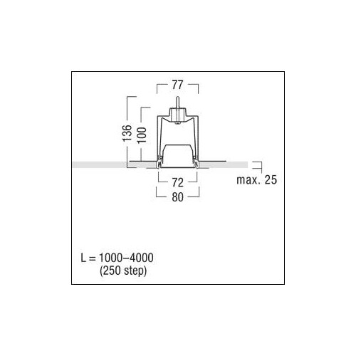 22172165 Zumtobel SLN2-C MRC L1750 WH Produktbild Additional View 1 L