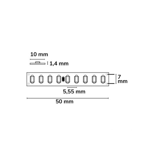 114917 Isoled LED HEQ960 Flexband High Bright, 24V, 17W, IP20, kaltweiß, 160 L Produktbild Additional View 1 L