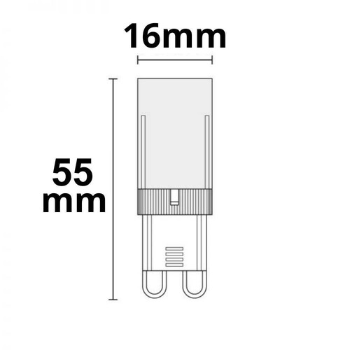 115250 Isoled G9 LED 32SMD, 3,5W, warmweiß Produktbild Additional View 1 L