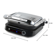 DO9249G Domo Digitaler Kontaktgrill Grill Genius mit abnehmbaren platten Produktbild Additional View 9 S
