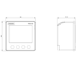 7KM31201BA011EA0 Siemens SENTRON Power Monitoring PAC3120, Fronteinbau, 690/40 Produktbild Additional View 2 S