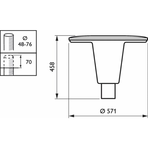 91077000 PhilipsLeuchten BDP103 LED35/830 DW PCF SI CLO 62P Produktbild Additional View 2 L