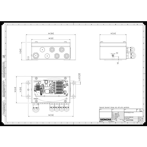 7MH50010AD01 Siemens SIWAREX DB digitaler Anschlusskasten 4 Kanäle Edel Produktbild Additional View 1 L