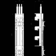 8US12616MT10 Siemens Geräteadapter S2, 80A, DIREKTA AWG4 25 mm2 150mm 150° Län Produktbild Additional View 1 S