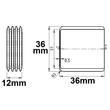 114936 Isoled Universal- Push Mini- Dimmer für dimmbare 230V Leuchten/Trafo Produktbild Additional View 1 S