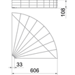 6002384 Obo GRB 90 160 G Gitterrinnenbogen 90° 105x600 Stahl gal Produktbild Additional View 1 S