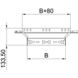 6041303 Obo RAAM 660 A4 Anbau- Abzweigstück mit Schnellverbindung 60x6 Produktbild Additional View 1 S