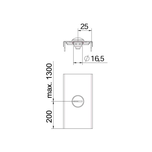 6065309 Obo AZDR 50 A2 Drehriegel für Deckel Edelstahl, rostfrei blank, nachb Produktbild Additional View 1 L