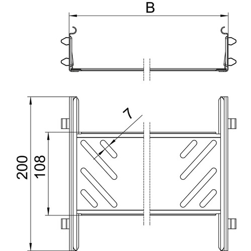 6068980 Obo KTSMV 610 A4 Längsverbinder- Set für Kabelrinne Magic 60x100x200 Ede Produktbild Additional View 1 L