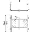 6069124 Obo KTSMV 160 DD Längsverbinder- Set für Kabelrinne Magic 110x600x200 St Produktbild Additional View 1 S