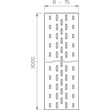 6103356 Obo ELB-L 30 DD Einlegeblech gelocht, für Kabelleiter 300x3000 Stahl Produktbild Additional View 1 S