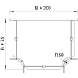 7003684 Obo RT 130 FS T-Abzweigstück horizontal,mit Winkelverbinder 110x300  Produktbild Additional View 1 S