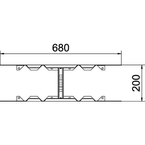 6225770 Obo LMFV 1120 FT Multifunktionsverbinder für Kabelleiter Produktbild Additional View 1 L