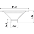 6225932 Obo LAA 1130 R3 FT Anbau Abzweigstück für Kabelleiter 110x300 St Produktbild Additional View 1 S