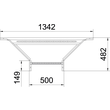 6225938 Obo LAA 1150 R3 FT Anbau Abzweigstück für Kabelleiter 110x500 St Produktbild Additional View 1 S