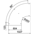 6225998 Obo LBD 90 600 R3 FS Deckel Bogen 90° mit Drehriegel B600 Stahl ban Produktbild Additional View 1 S