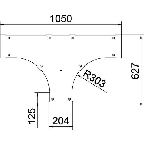 6226160 Obo LTD 200 R3 A2 Deckel für T- Stück mit Drehriegel B200 Edelstahl, ro Produktbild Additional View 1 L