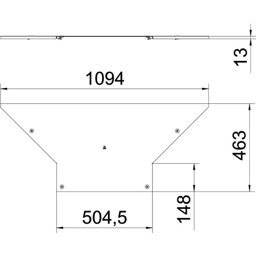 6226316 Obo LAAD 500 R3 FS Deckel für Anbau-Abzweigstück mit Drehriegel B500  Produktbild Additional View 1 L