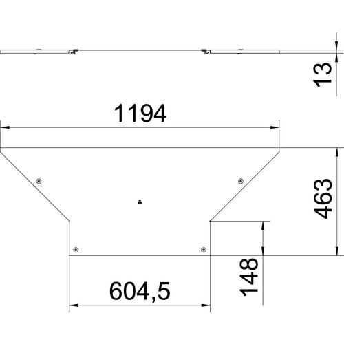 6226318 Obo LAAD 600 R3 FS Deckel für Anbau-Abzweigstück mit Drehriegel B600  Produktbild Additional View 1 L