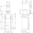 3SE5112-0CH24 Siemens Positionsschalter, Metallg. 40mm, EN50041, Geräteanschluss Produktbild Additional View 2 S